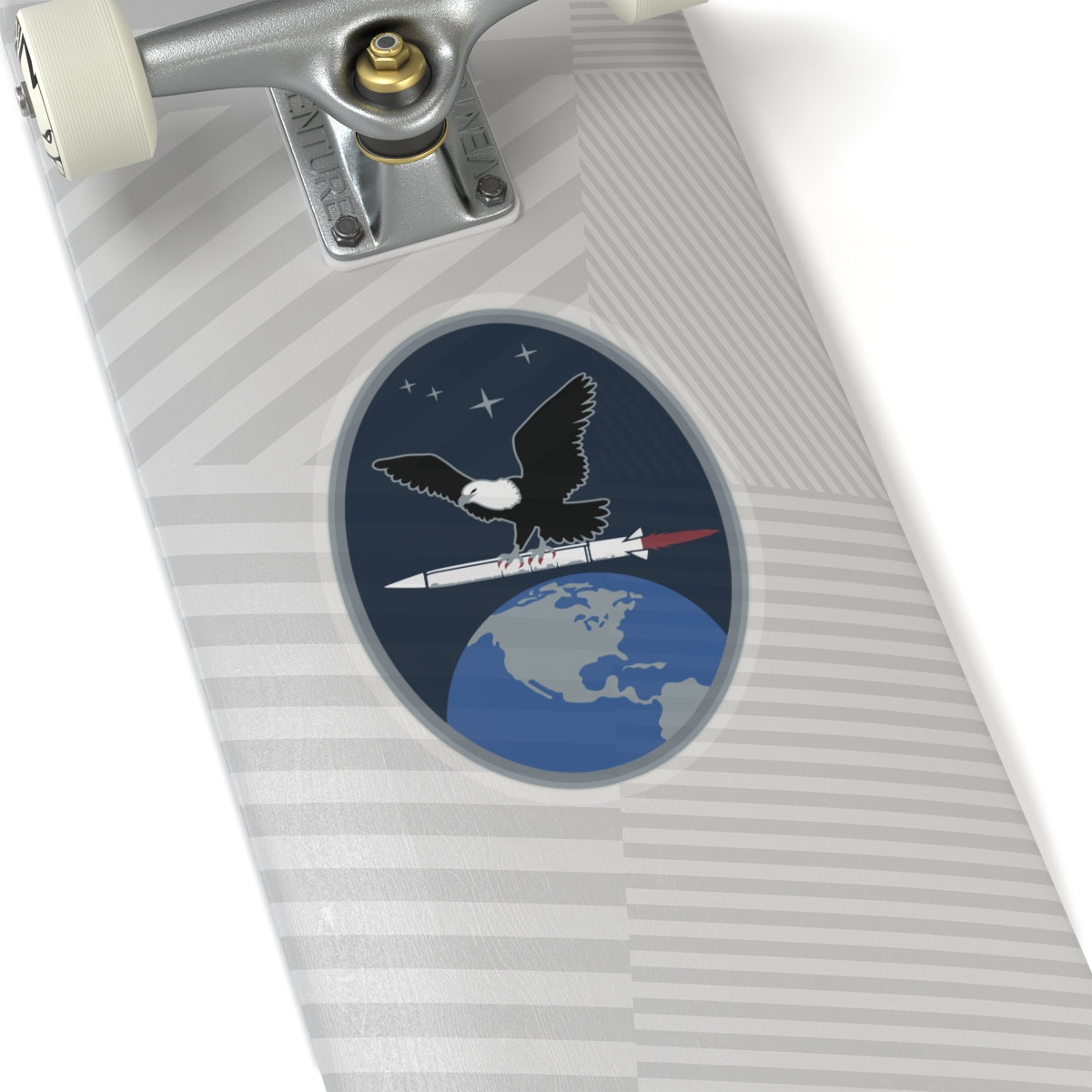 Kiss-Cut Sticker - USSF - 2nd Space Warning Squadron wo txt X 300