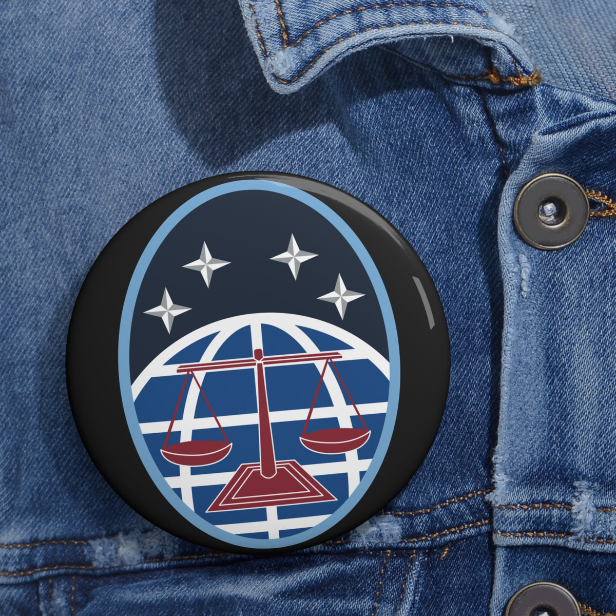 Custom Pin Button - USSF - 4th Test and Evaluation Squadron wo txt X 300
