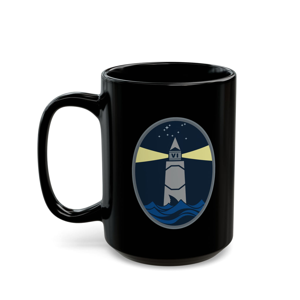 Black Mug (11oz, 15oz) - USSF - 6th Space Warning Squadron wo txt