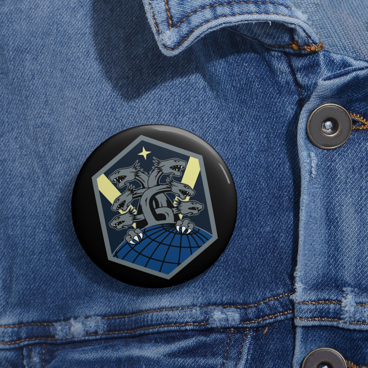 Custom Pin Button - USSF - Space Base Delta 1 wo txt