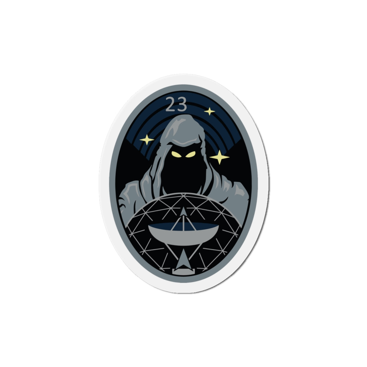 Die-Cut Magnet - USSF - 23rd Space Operations Squadron wo txt