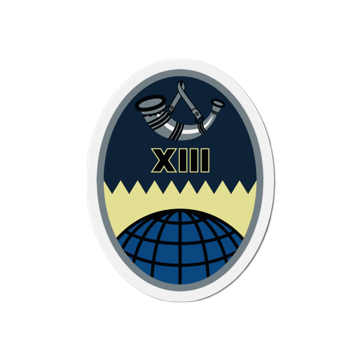 Die-Cut Magnet - USSF - 13th Space Warning Squadron wo txt