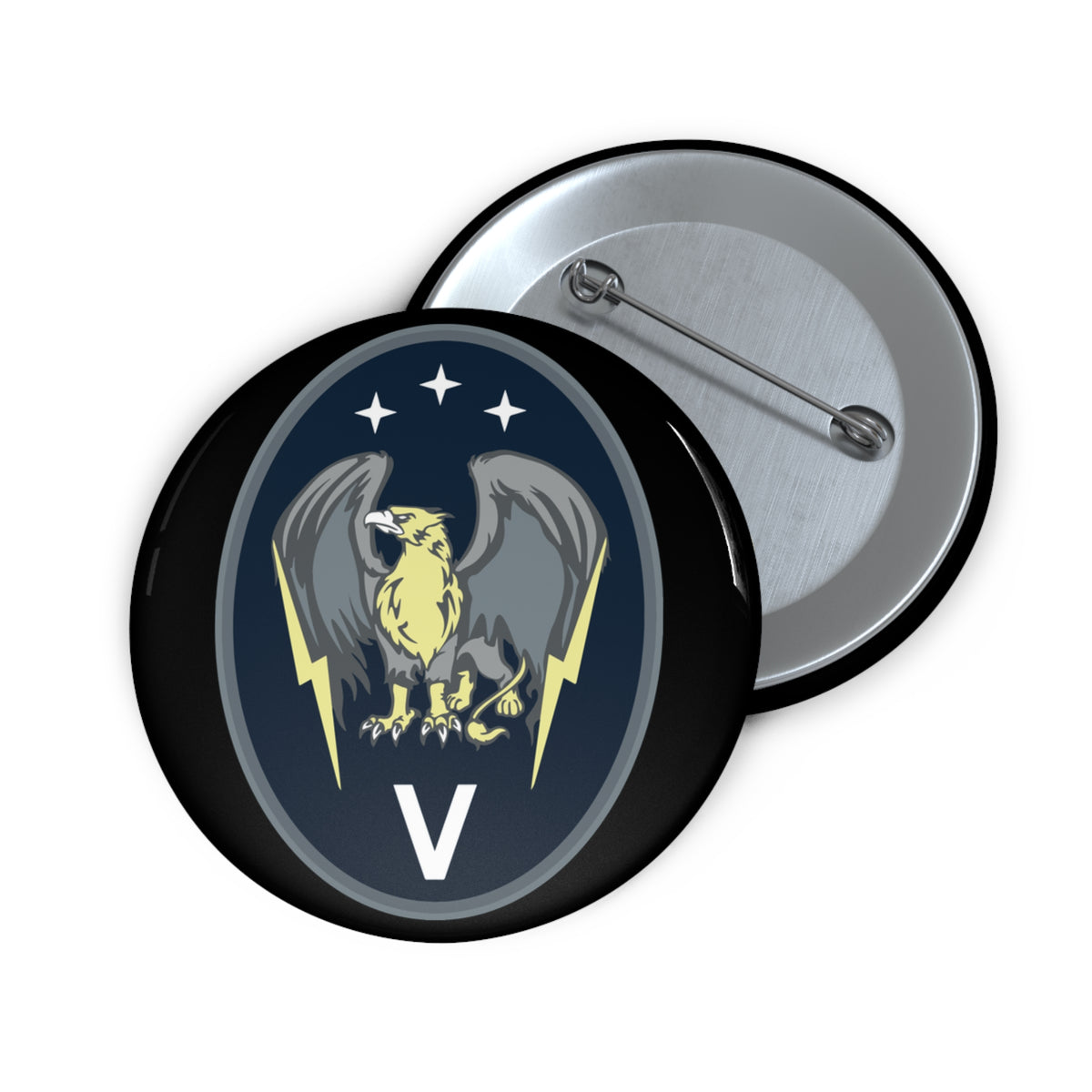 Custom Pin Button - USSF - 5th Electromagnetic Warfare Squadron wo txt X 300