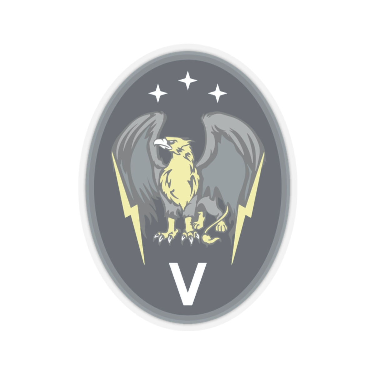 Kiss-Cut Sticker - USSF - 5th Electromagnetic Warfare Squadron wo txt X 300