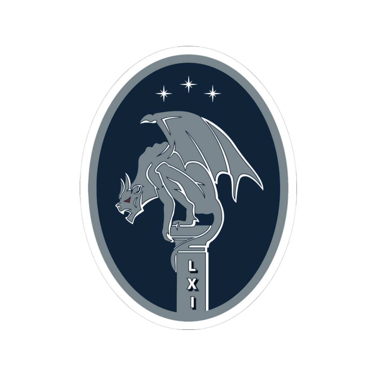 Kiss-Cut Sticker - USSF - 61st Cyberspace Squadron wo txt