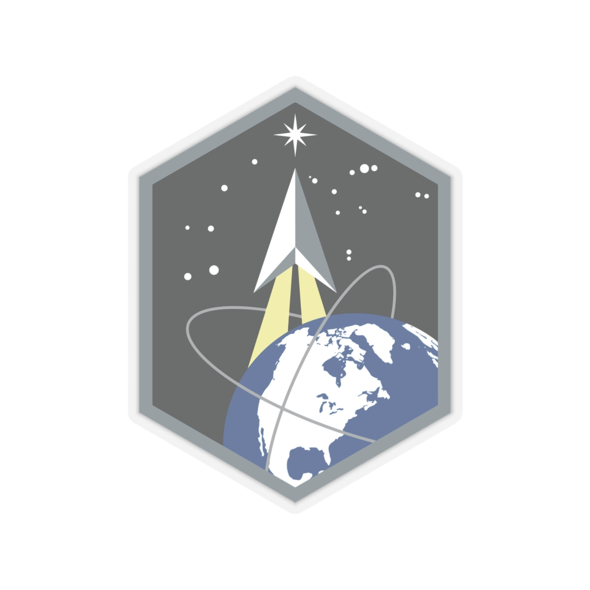 Kiss-Cut Sticker - USSF - Space Base Delta 2 wo txt
