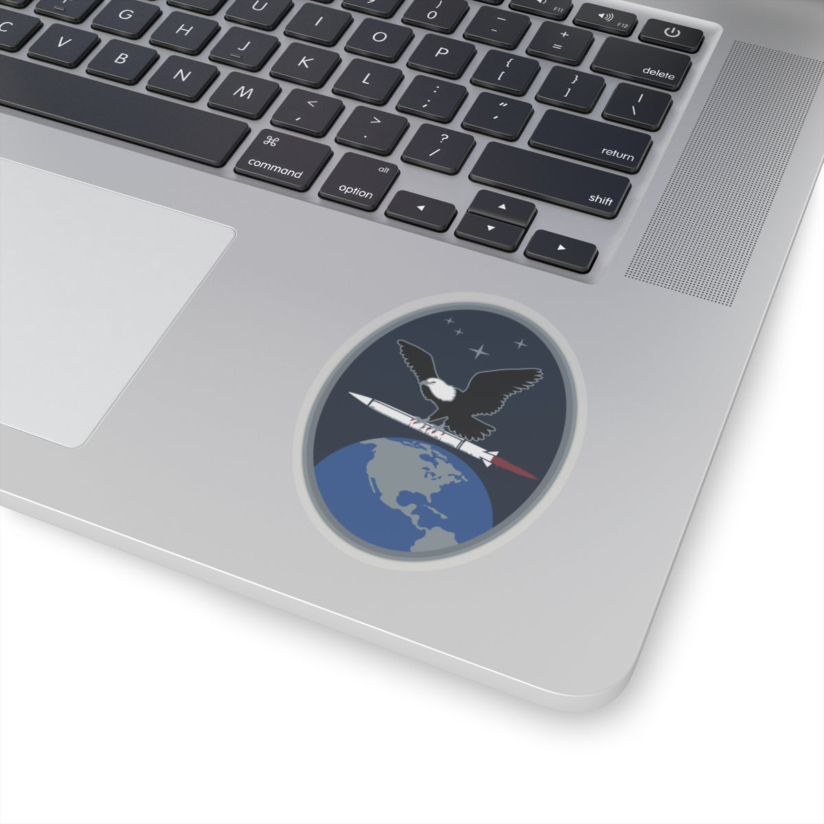 Kiss-Cut Sticker - USSF - 2nd Space Warning Squadron wo txt X 300