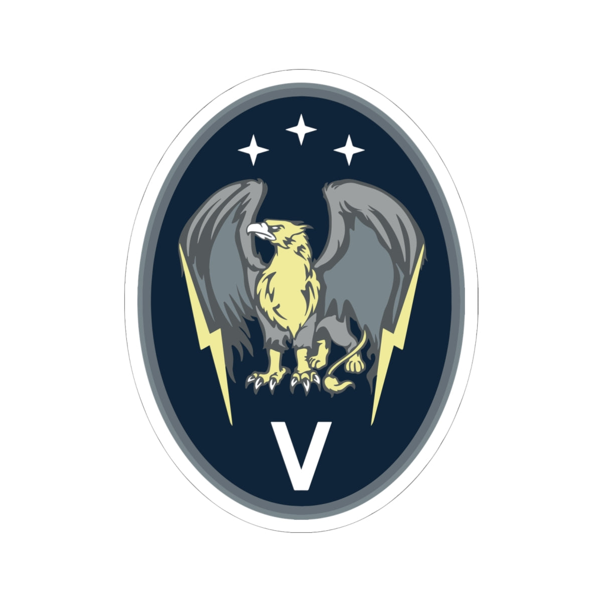 Kiss-Cut Sticker - USSF - 5th Electromagnetic Warfare Squadron wo txt X 300
