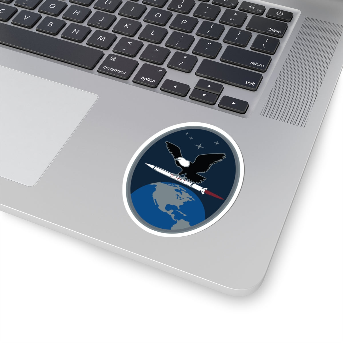 Kiss-Cut Sticker - USSF - 2nd Space Warning Squadron wo txt X 300