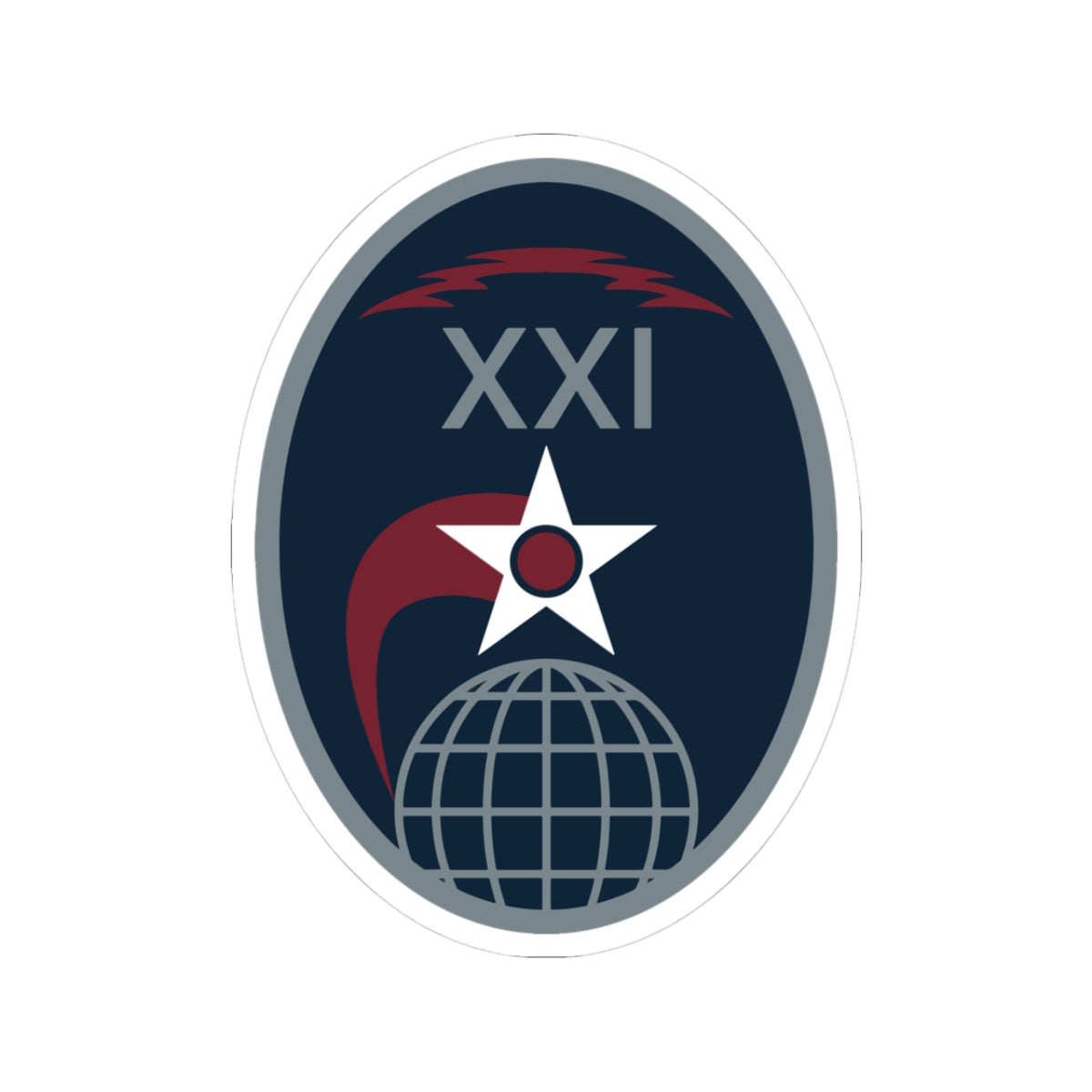 Kiss-Cut Sticker - USSF - 21st Space Operations Squadron wo txt