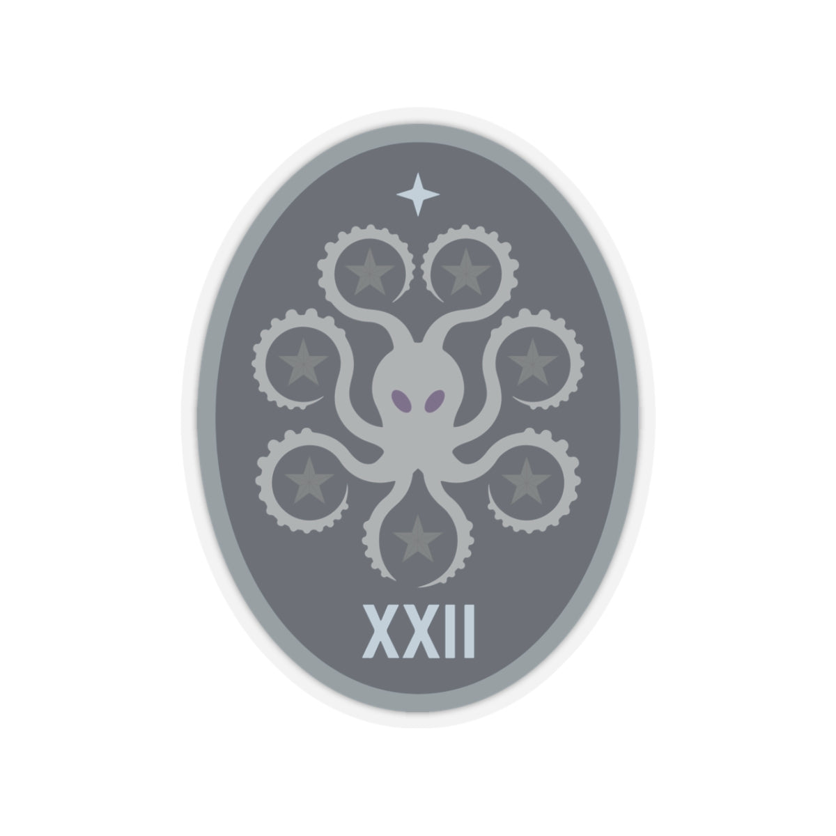 Kiss-Cut Sticker - USSF - 22nd Space Operations Squadron wo txt