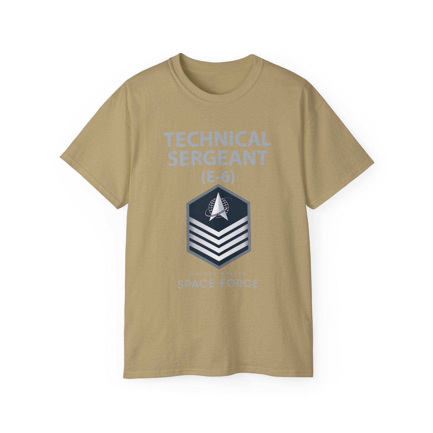 Unisex Ultra Cotton Tee -  USSF - E6 Technical Sergeant - US Space Force