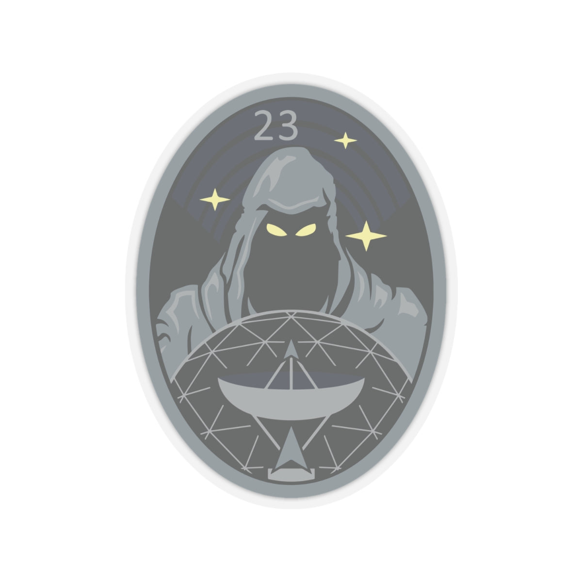 Kiss-Cut Sticker - USSF - 23rd Space Operations Squadron wo txt