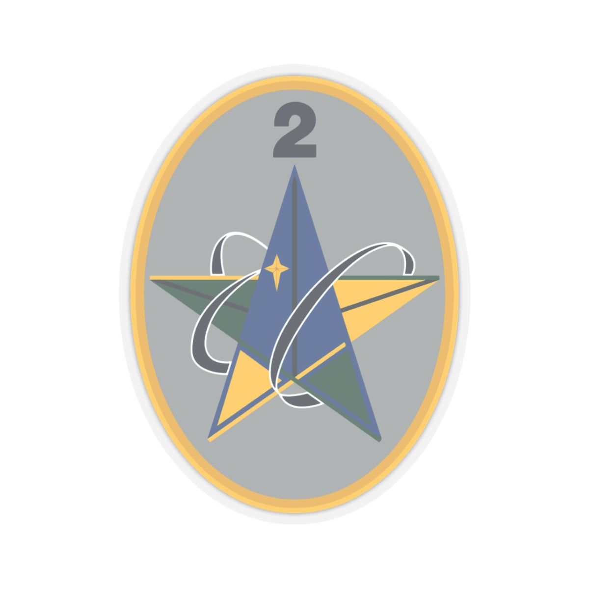 Kiss-Cut Sticker - USSF - 2nd Range Operations Squadron wo txt X 300