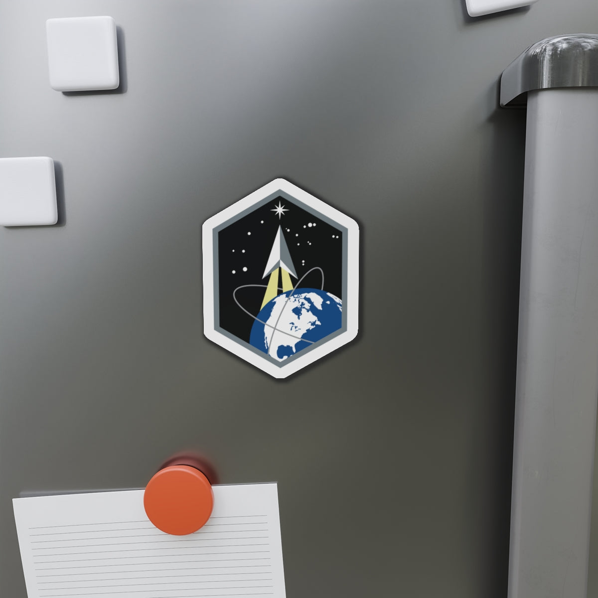 Die-Cut Magnet - USSF - Space Base Delta 2 wo txt