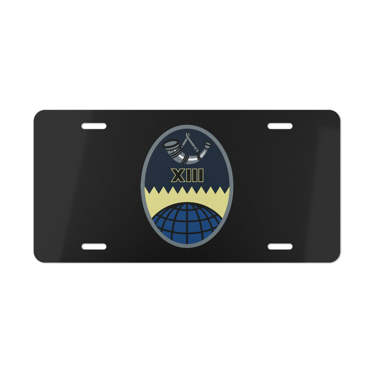 Vanity License Plate - USSF - 13th Space Warning Squadron wo txt