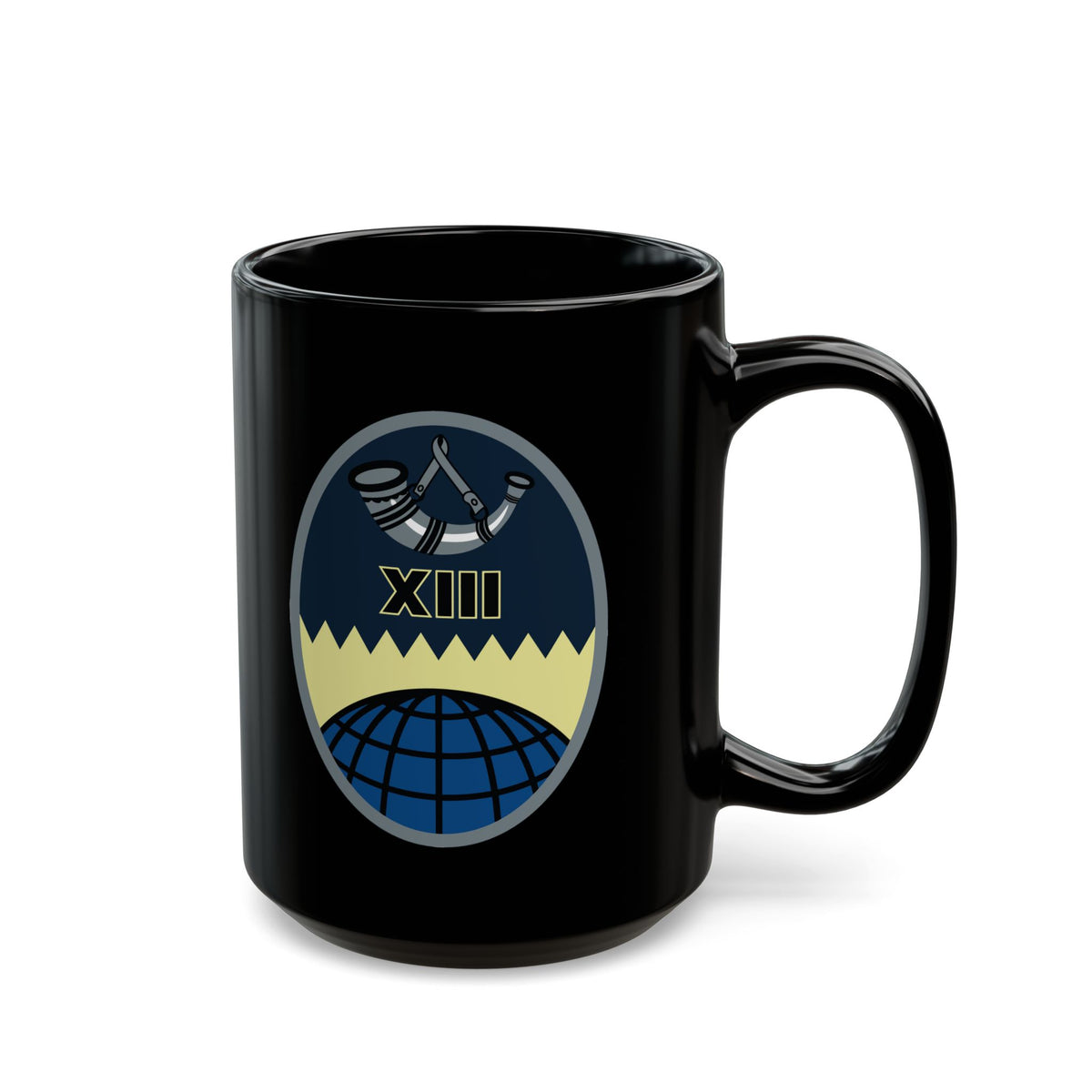 Black Mug (11oz, 15oz) - USSF - 13th Space Warning Squadron wo txt