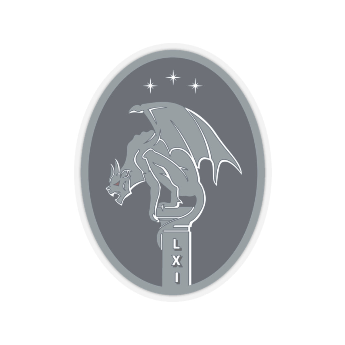 Kiss-Cut Sticker - USSF - 61st Cyberspace Squadron wo txt