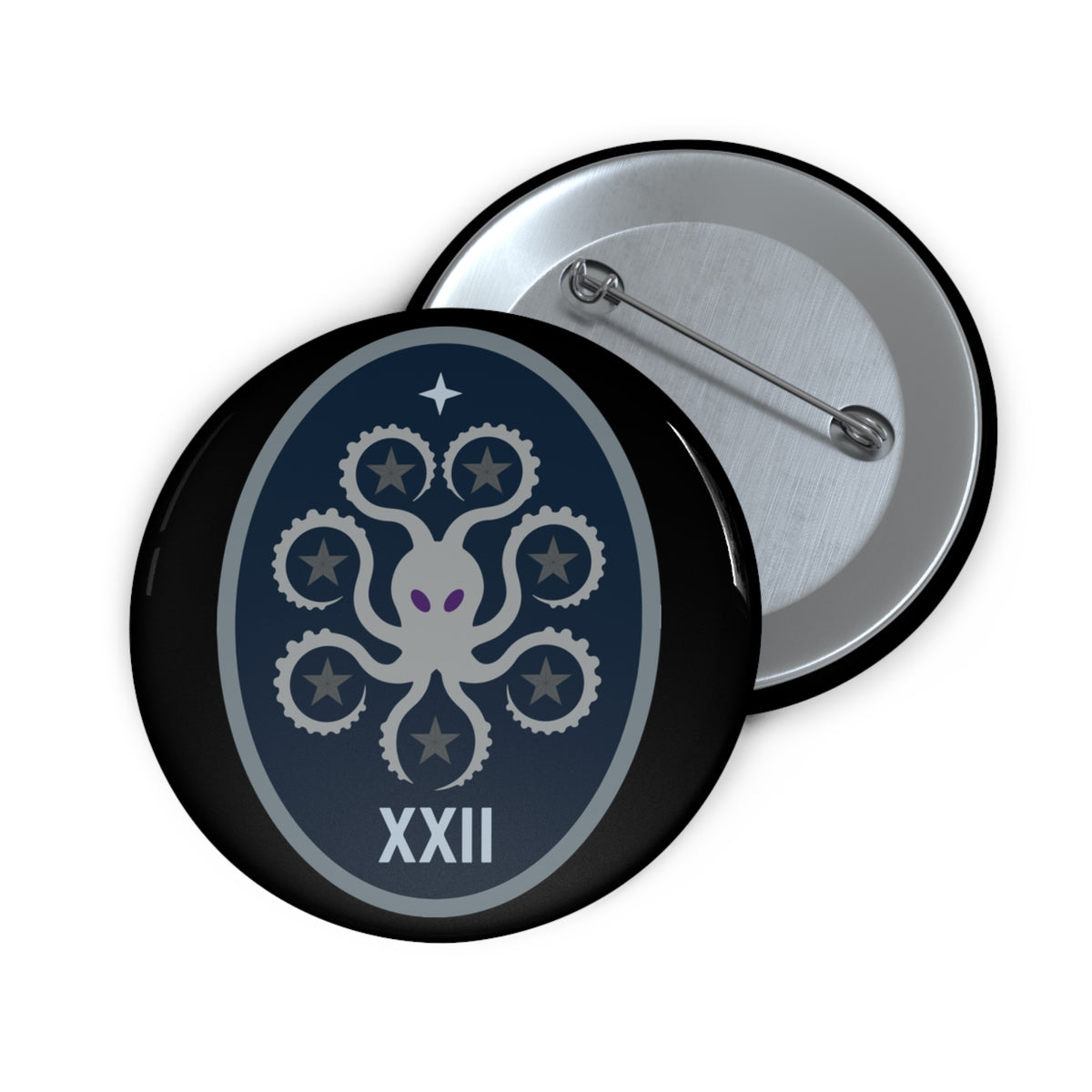 Custom Pin Button - USSF - 22nd Space Operations Squadron wo txt