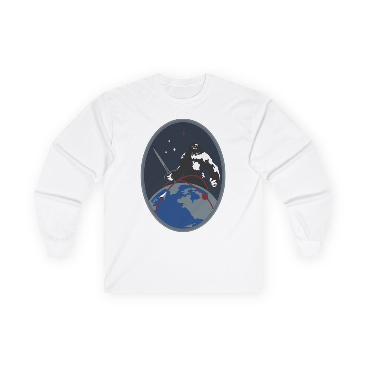 Unisex Ultra Cotton Long Sleeve Tee - USSF - 9th Combat Training Squadron wo txt