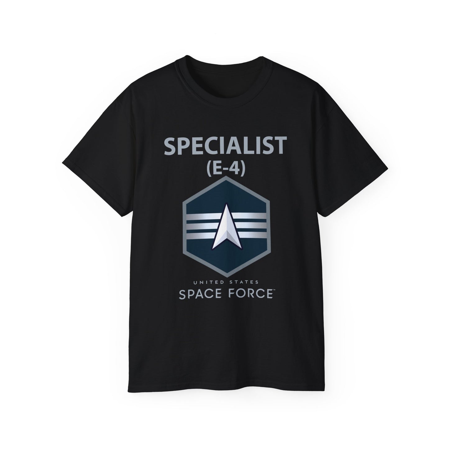 Unisex Ultra Cotton Tee -  USSF - E4 Specialist - US Space Force