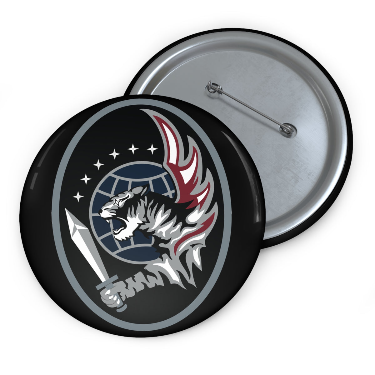 Custom Pin Button - USSF - 55th Combat Training Squadron wo txt