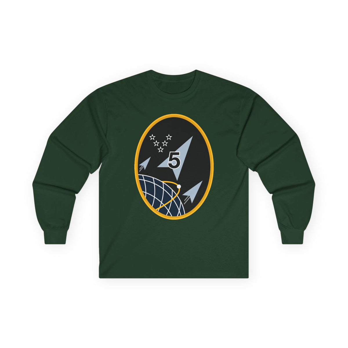 Unisex Ultra Cotton Long Sleeve Tee - USSF - 5th Space Launch Squadron wo txt X 300