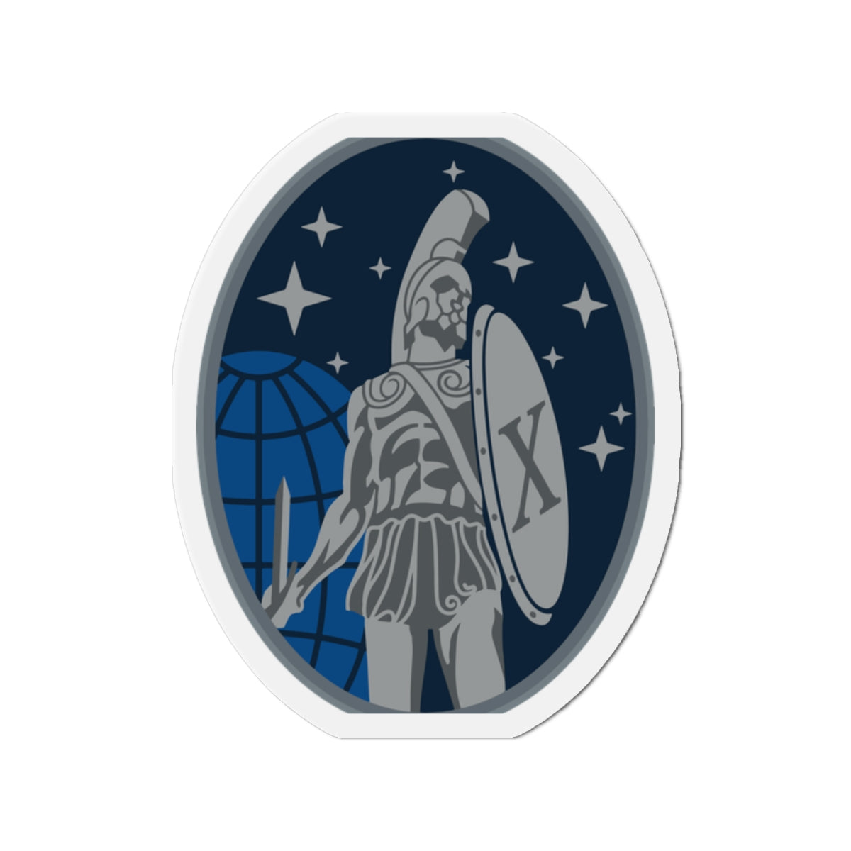 Die-Cut Magnet - USSF - 10th Space Warning Squadron wo txt