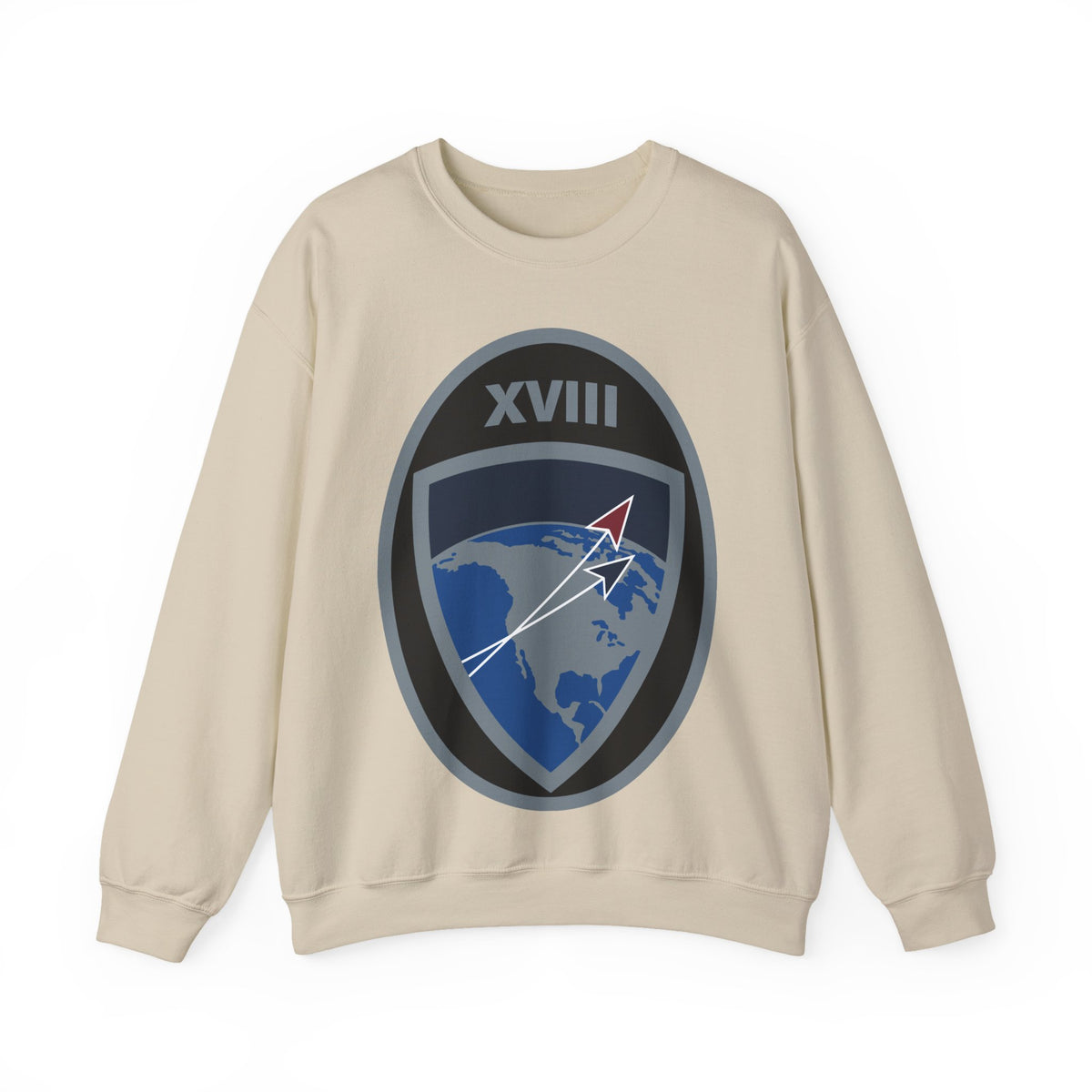 Crewneck Sweatshirt - USSF - 18th Space Defense Squadron wo txt