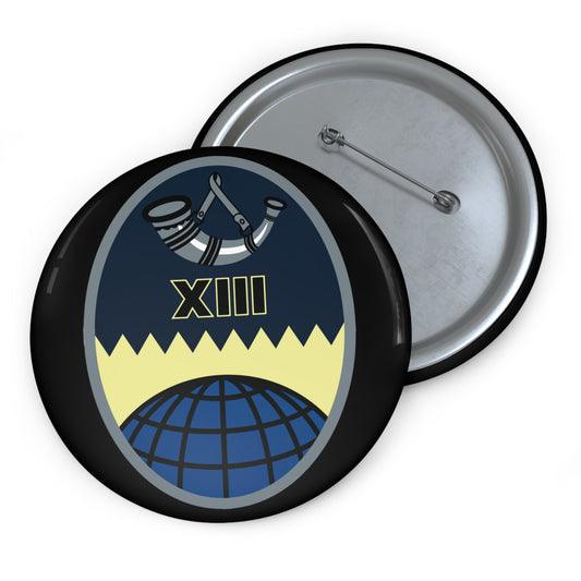 Custom Pin Button - USSF - 13th Space Warning Squadron wo txt