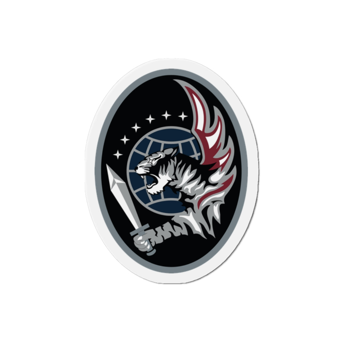 Die-Cut Magnet - USSF - 55th Combat Training Squadron wo txt