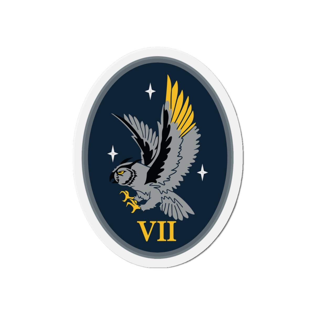 Die-Cut Magnet - USSF - 7th Space Warning Squadron wo txt