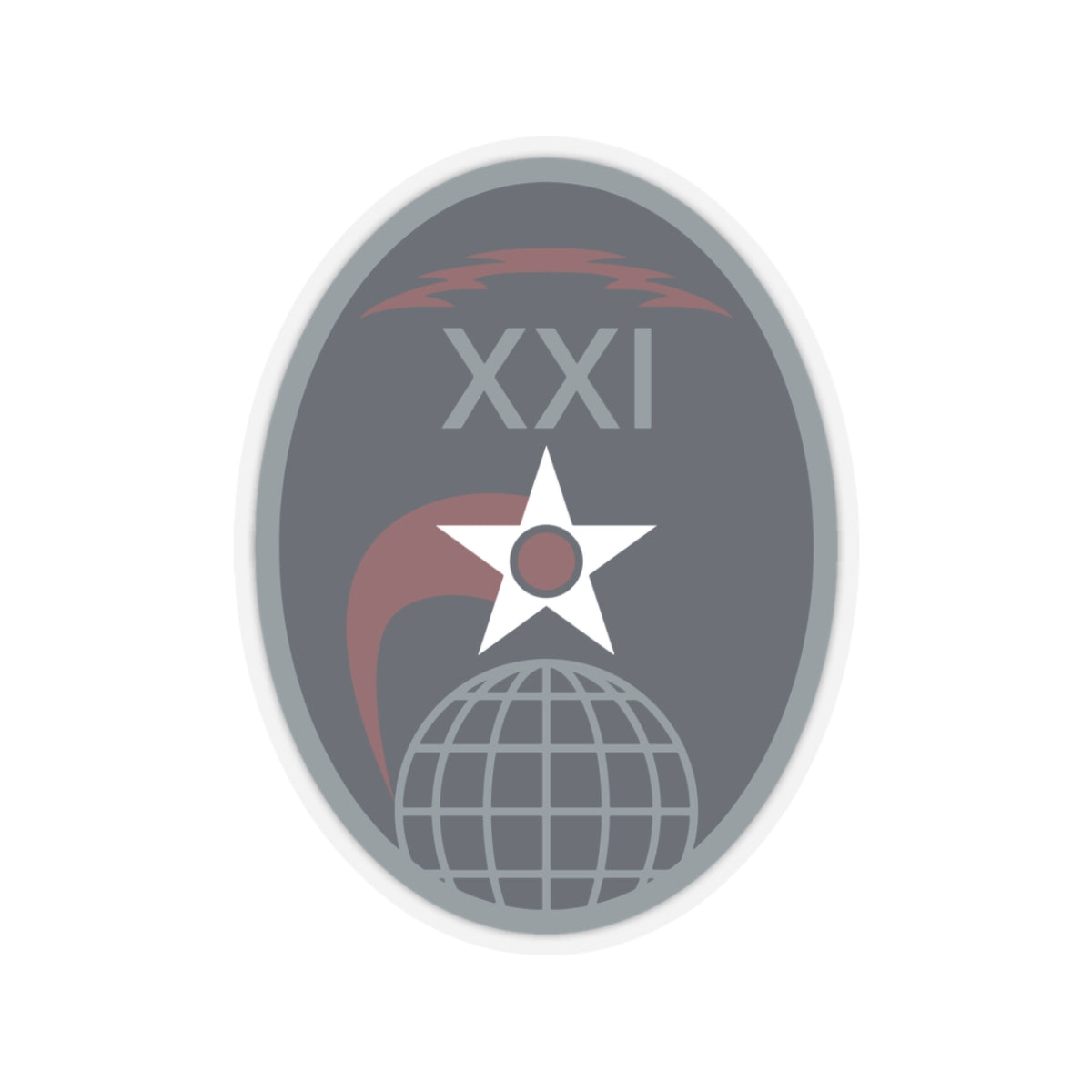 Kiss-Cut Sticker - USSF - 21st Space Operations Squadron wo txt