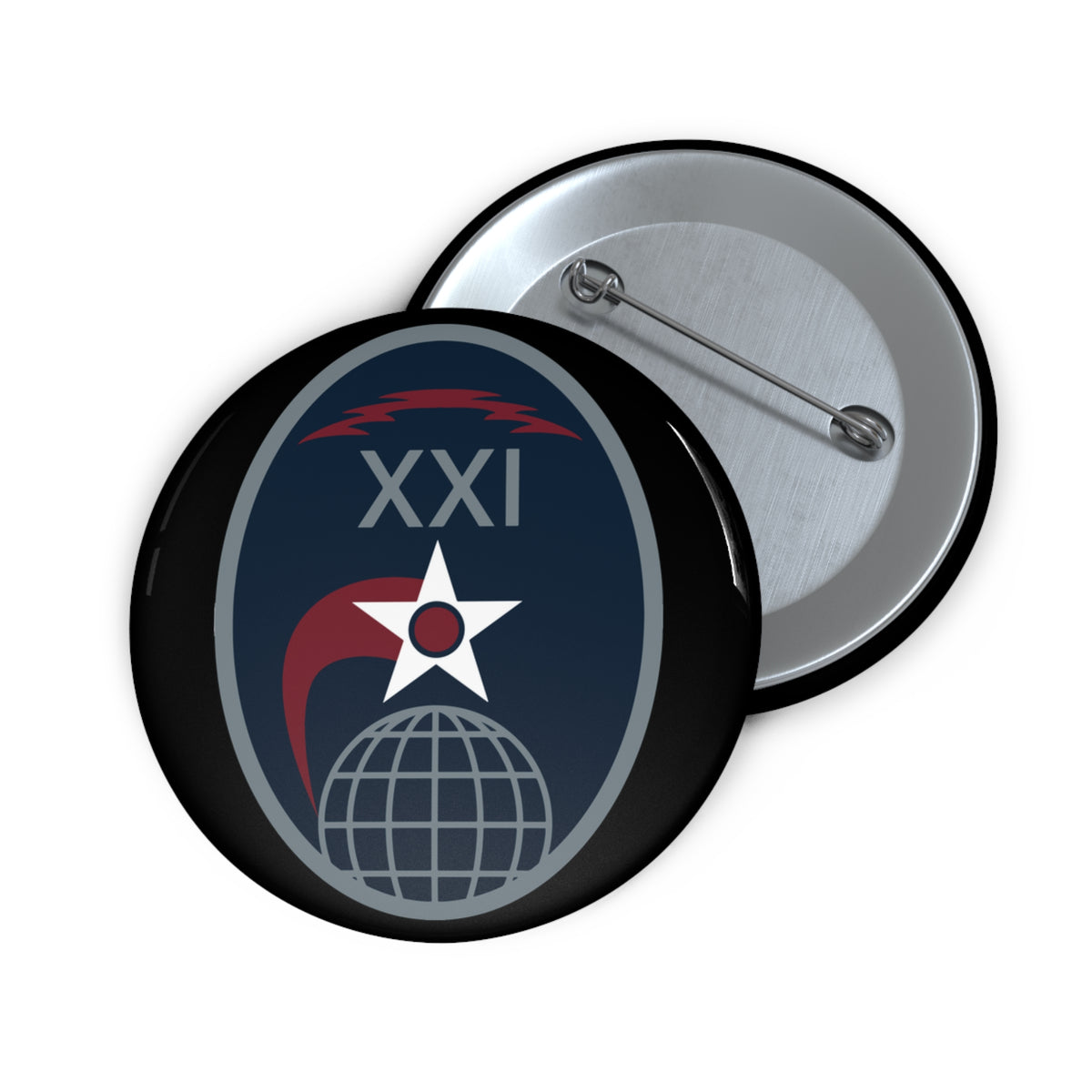Custom Pin Button - USSF - 21st Space Operations Squadron wo txt