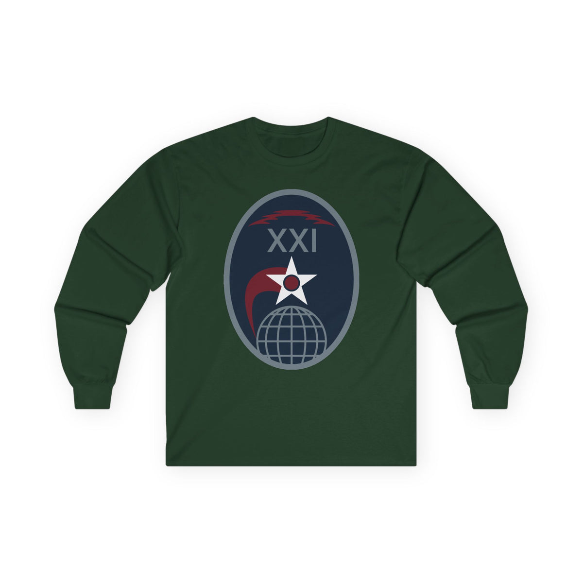 Unisex Ultra Cotton Long Sleeve Tee - USSF - 21st Space Operations Squadron wo txt