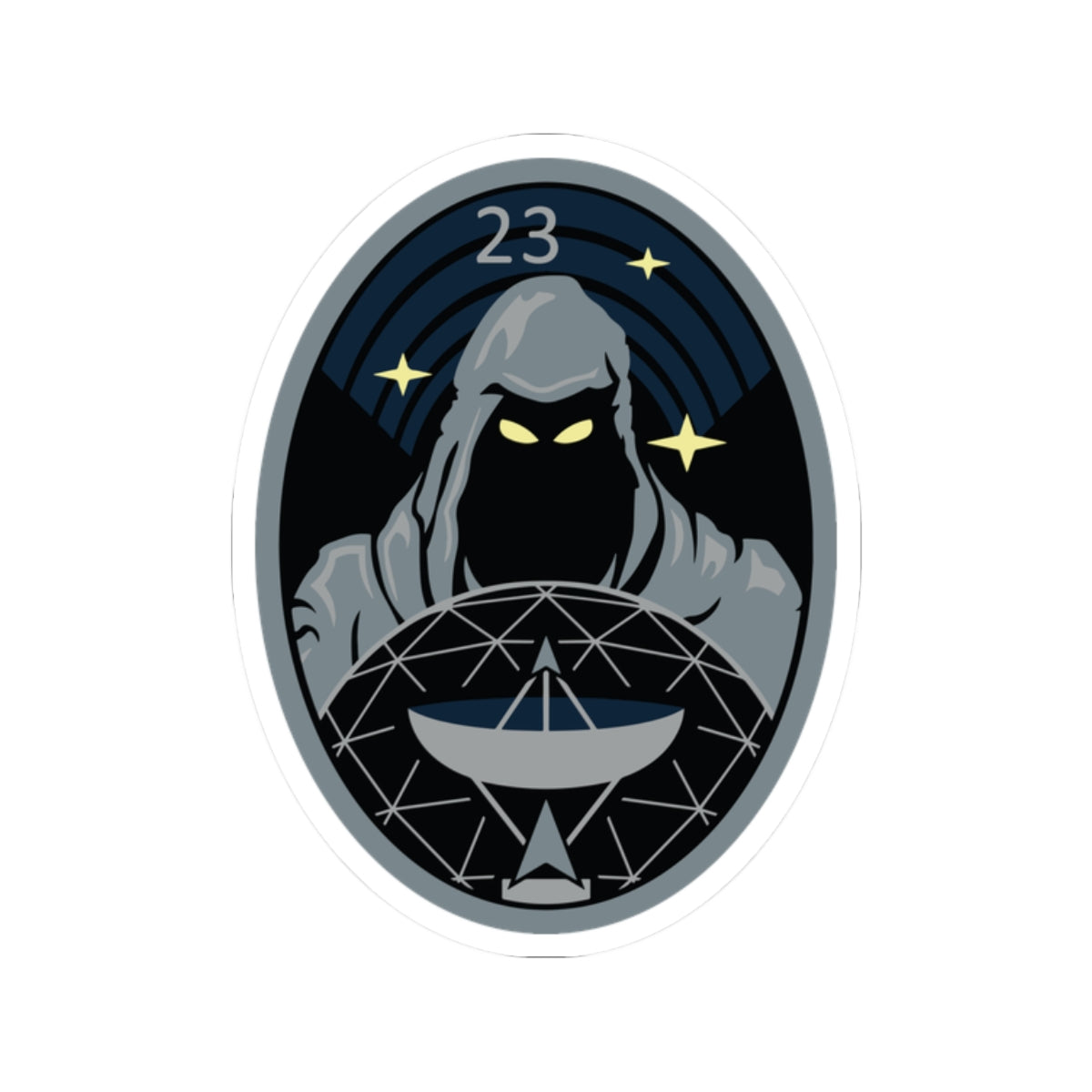 Kiss-Cut Sticker - USSF - 23rd Space Operations Squadron wo txt