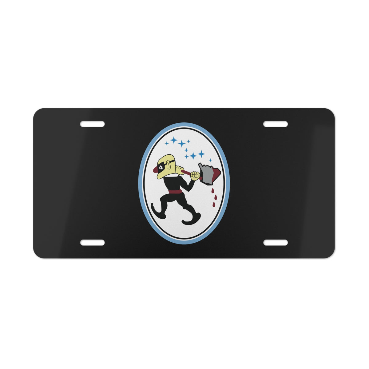 Vanity License Plate - USSF - 25th Space Range Squadron wo txt