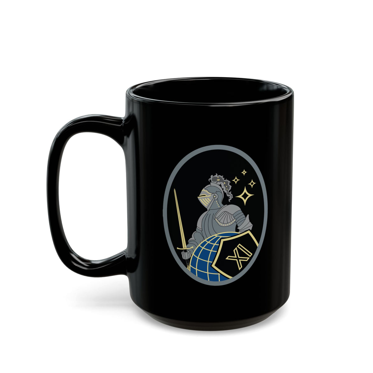 Black Mug (11oz, 15oz) - USSF - 11th Space Warning Squadron wo txt