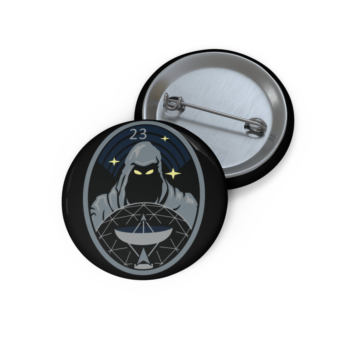 Custom Pin Button - USSF - 23rd Space Operations Squadron wo txt