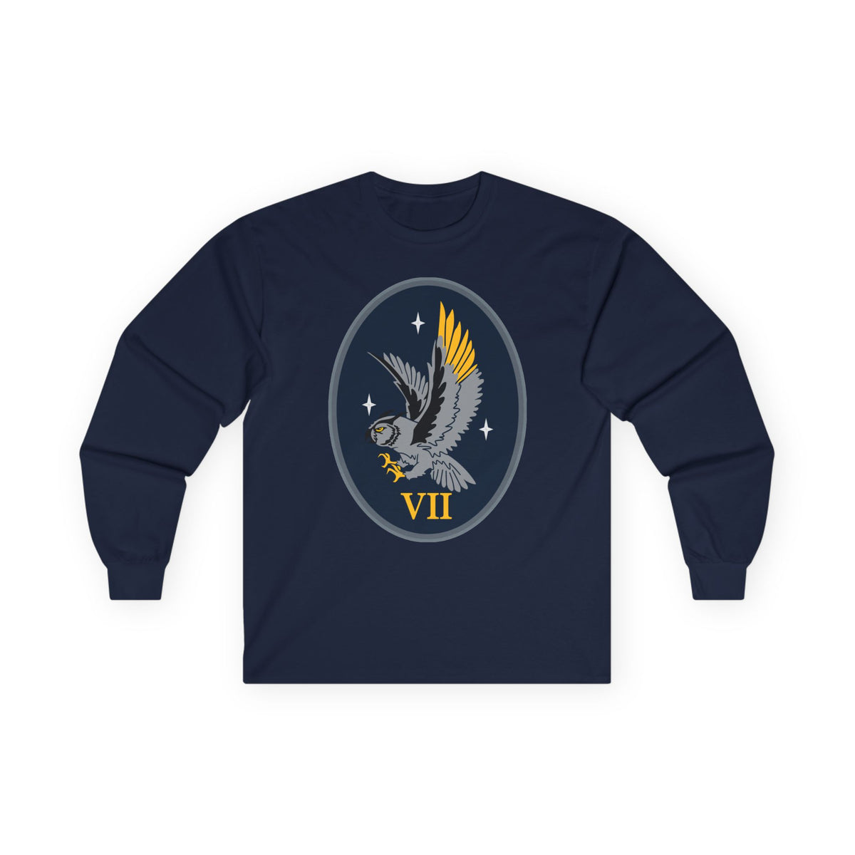 Unisex Ultra Cotton Long Sleeve Tee - USSF - 7th Space Warning Squadron wo txt