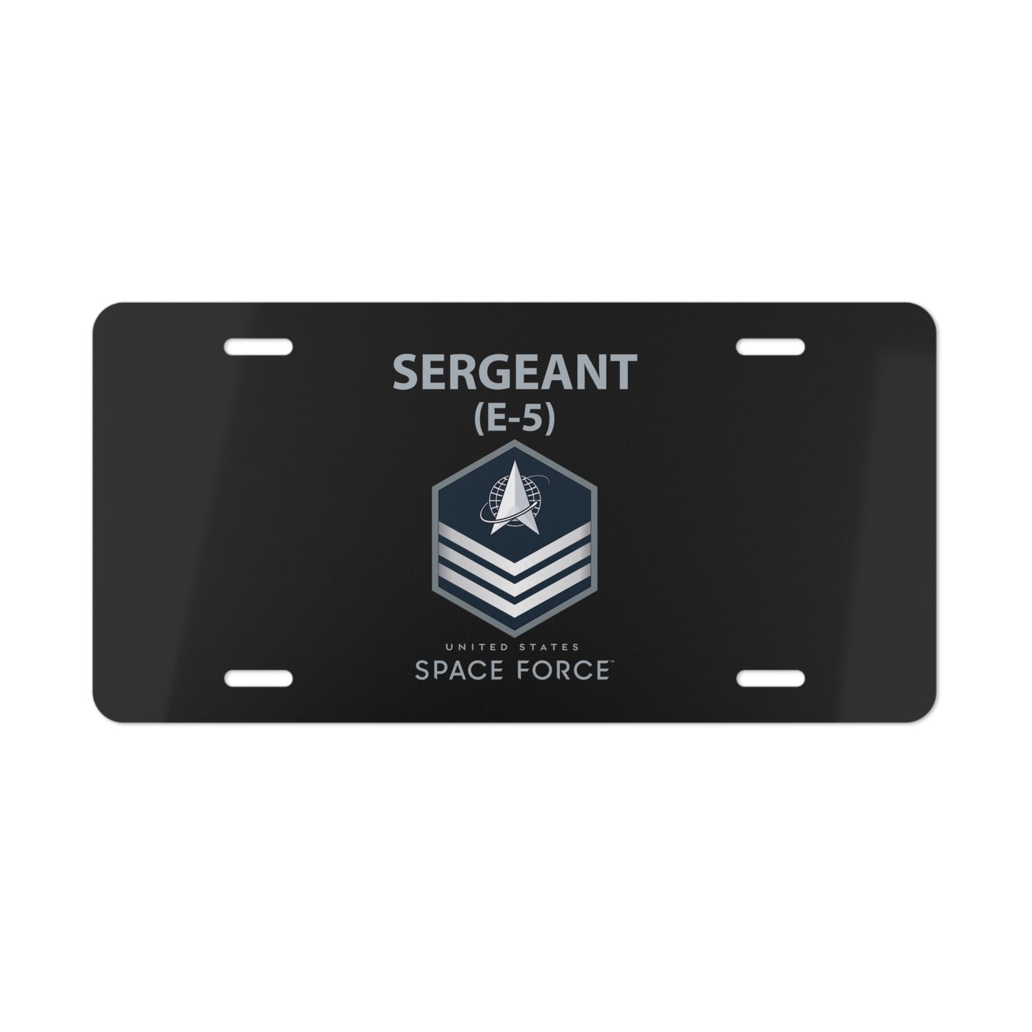 Vanity Plate - USSF - E5 Sergeant - US Space Force
