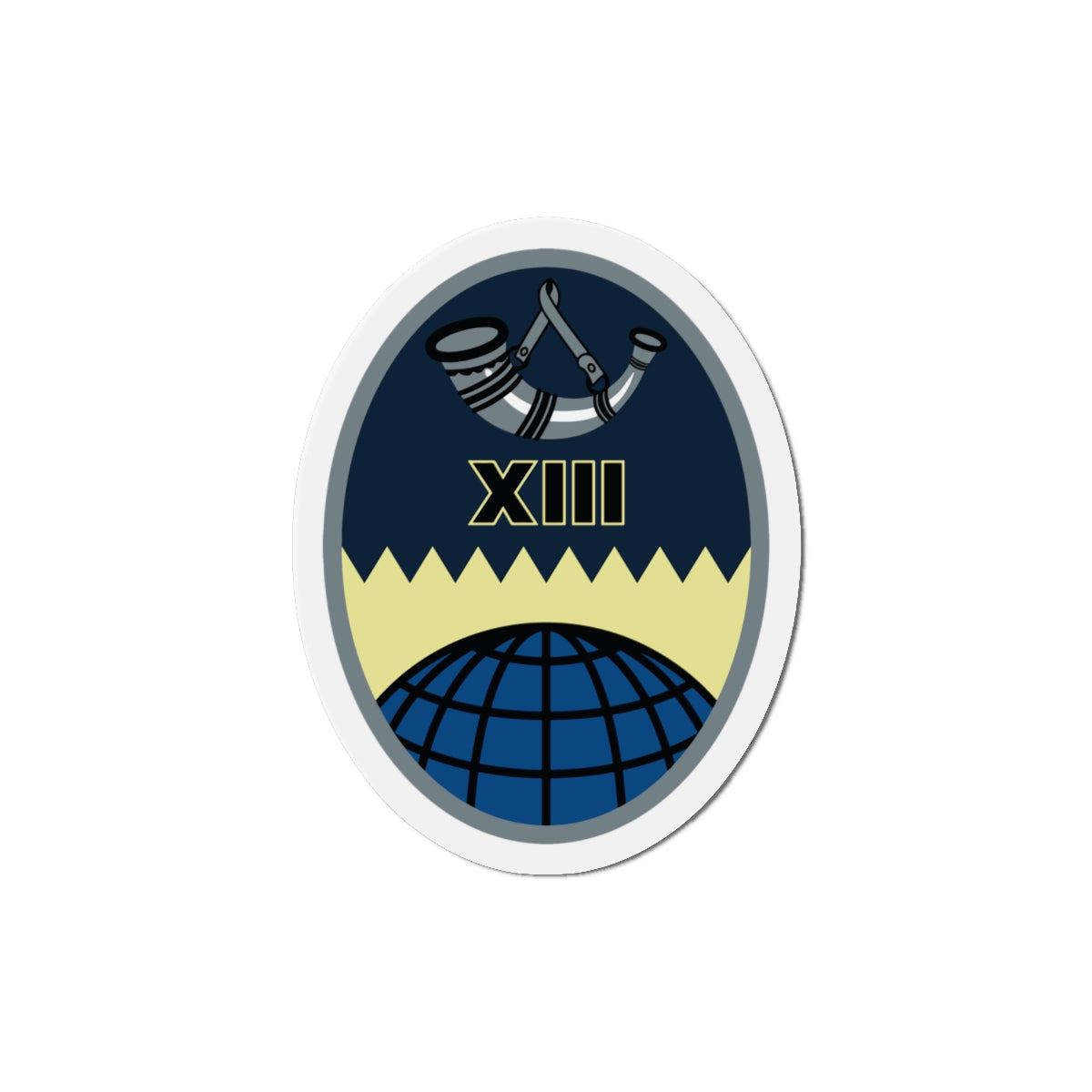 Die-Cut Magnet - USSF - 13th Space Warning Squadron wo txt
