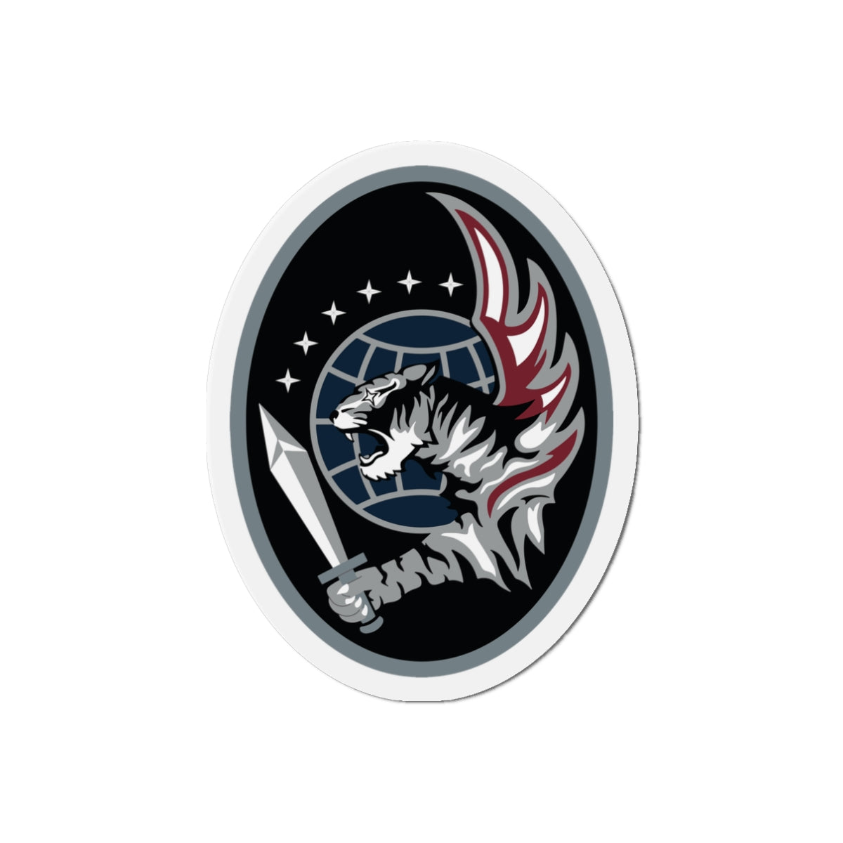 Die-Cut Magnet - USSF - 55th Combat Training Squadron wo txt