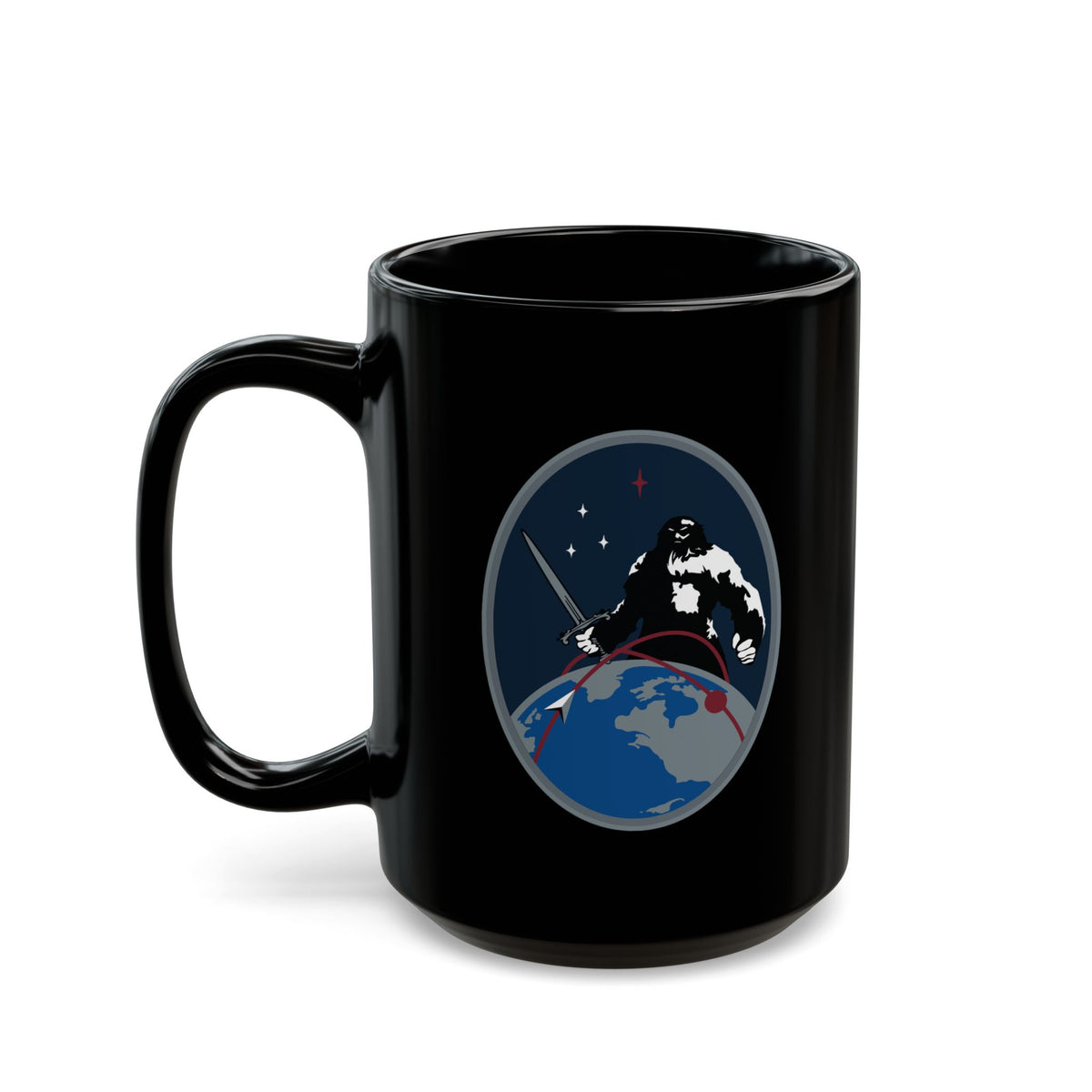 Black Mug (11oz, 15oz) - USSF - 9th Combat Training Squadron wo txt