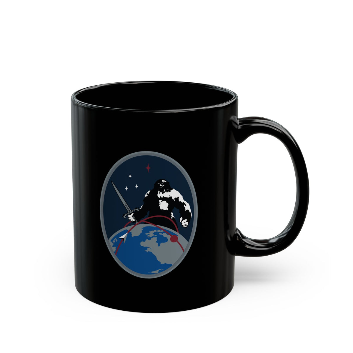 Black Mug (11oz, 15oz) - USSF - 9th Combat Training Squadron wo txt