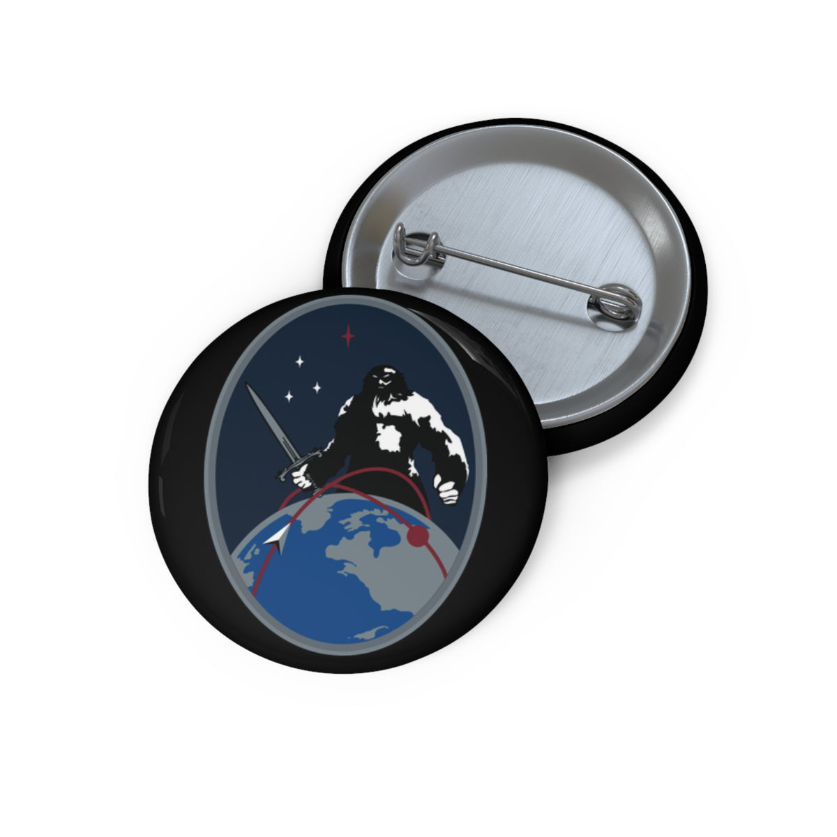 Custom Pin Button - USSF - 9th Combat Training Squadron wo txt