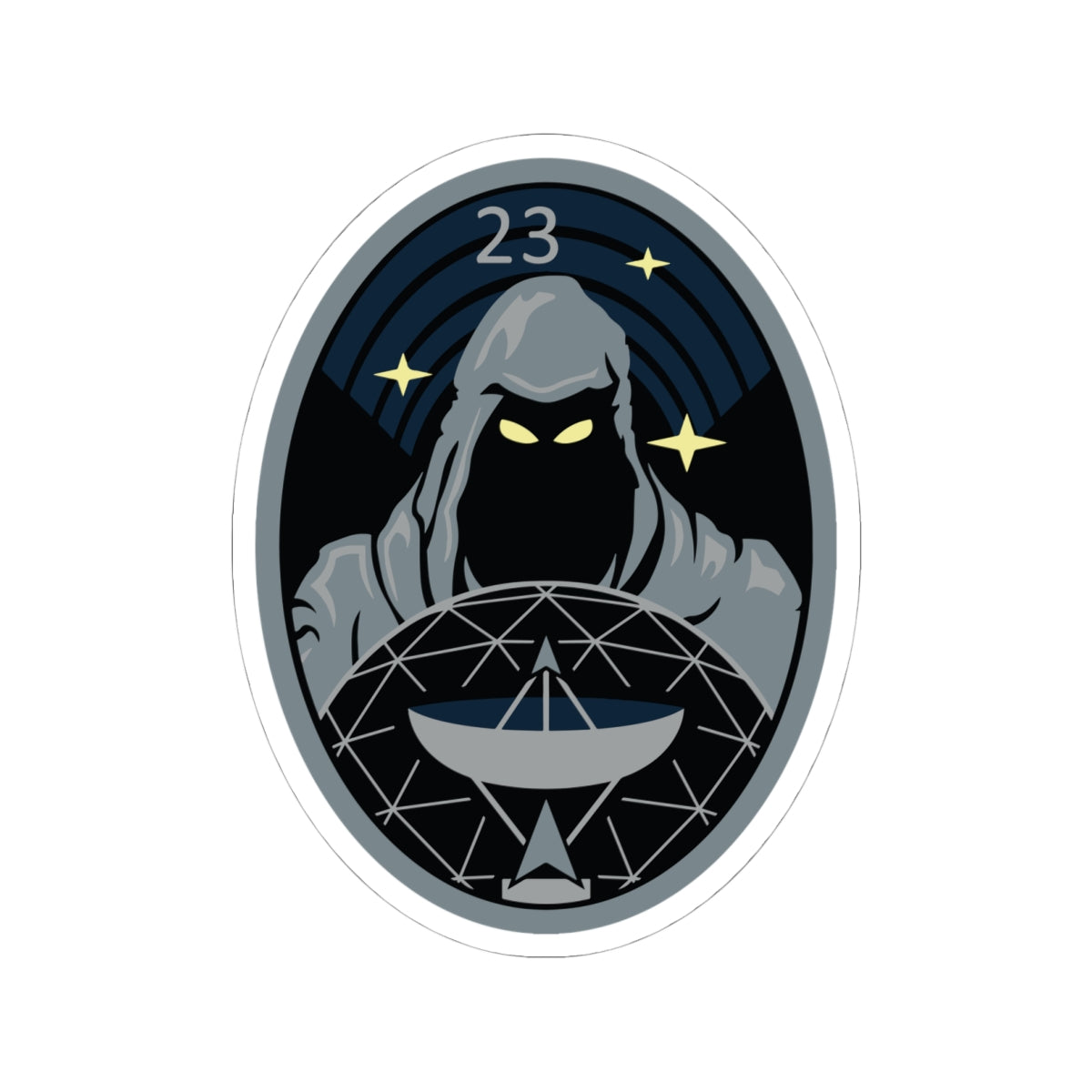 Kiss-Cut Sticker - USSF - 23rd Space Operations Squadron wo txt