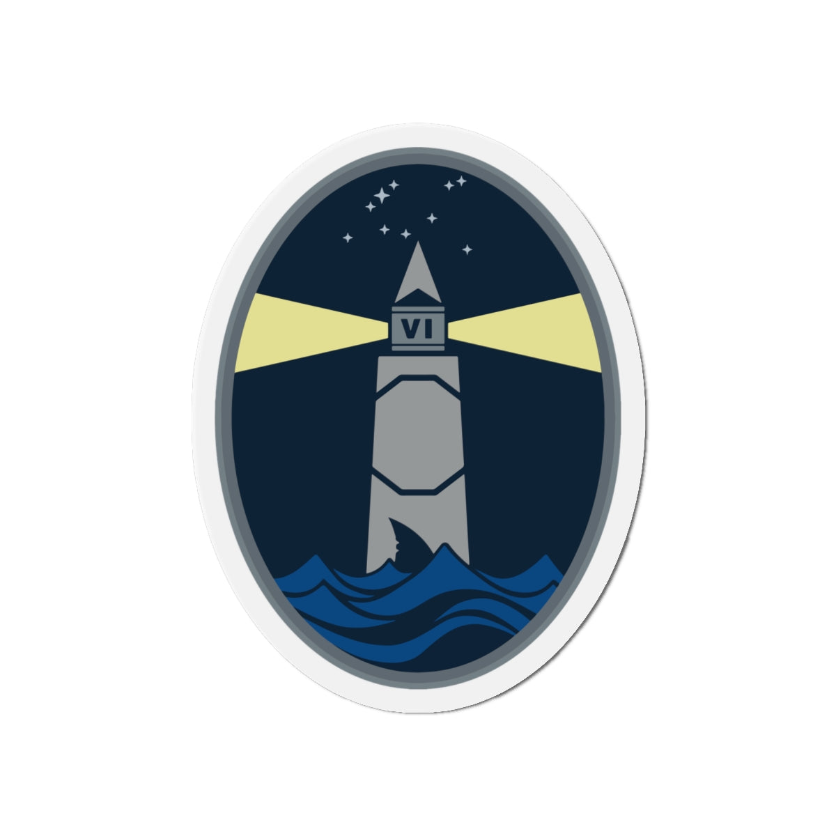 Die-Cut Magnet - USSF - 6th Space Warning Squadron wo txt X 300