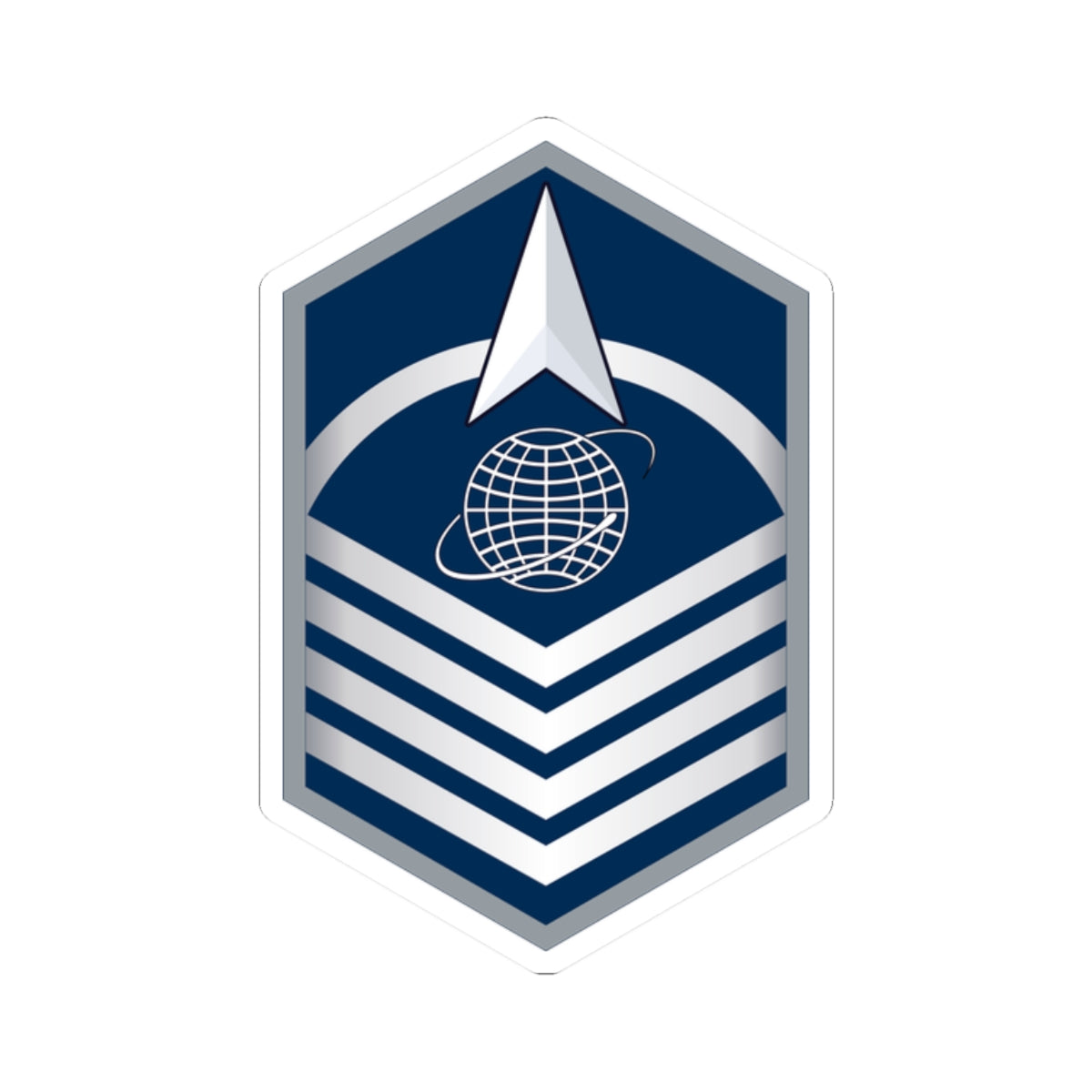 Kiss-Cut Sticker - USSF - E7 Master Sergeant wo Txt