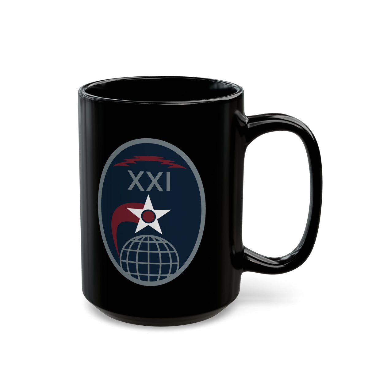 Black Mug (11oz, 15oz) - USSF - 21st Space Operations Squadron wo txt